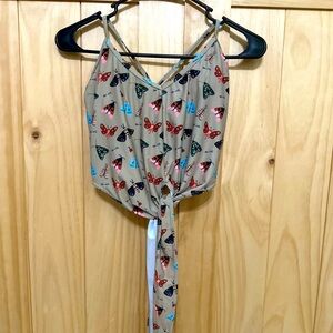 Kortni Jeane Tied Up Top Size Medium